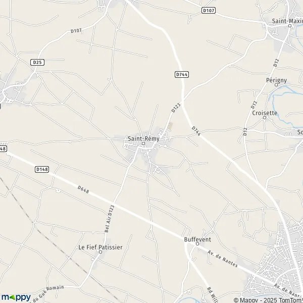 Plan SaintRémy carte de SaintRémy (79410) et infos pratiques