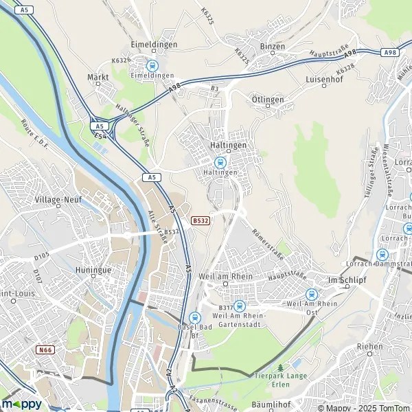 Weil Am Rhein Karte Plan Weil am Rhein carte de Weil am Rhein (79576) et infos pratiques