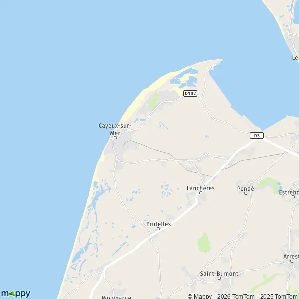 Plan Cayeux Sur Mer Plan cayeuxsurmer carte de cayeuxsurmer (80410) et infos pratiques