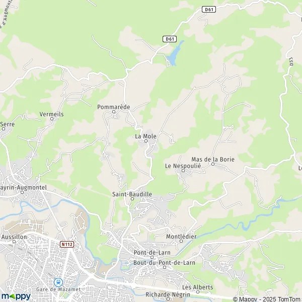 Pont De Larn Carte Plan PontdeLarn carte de PontdeLarn (81660) et infos pratiques