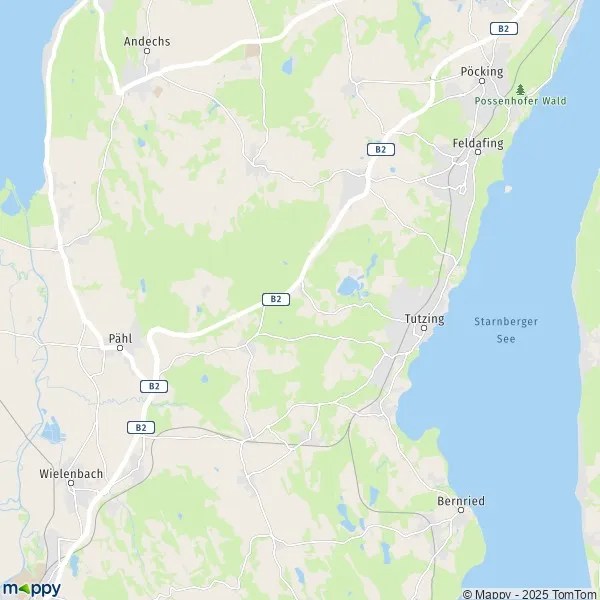 Karte Tutzing Plan Tutzing carte de Tutzing (82327) et infos pratiques