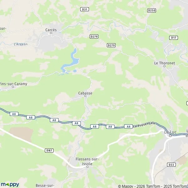 Les Points Négatifs De Cabasse Var Carte Plan Cabasse carte de Cabasse (83340) et infos pratiques
