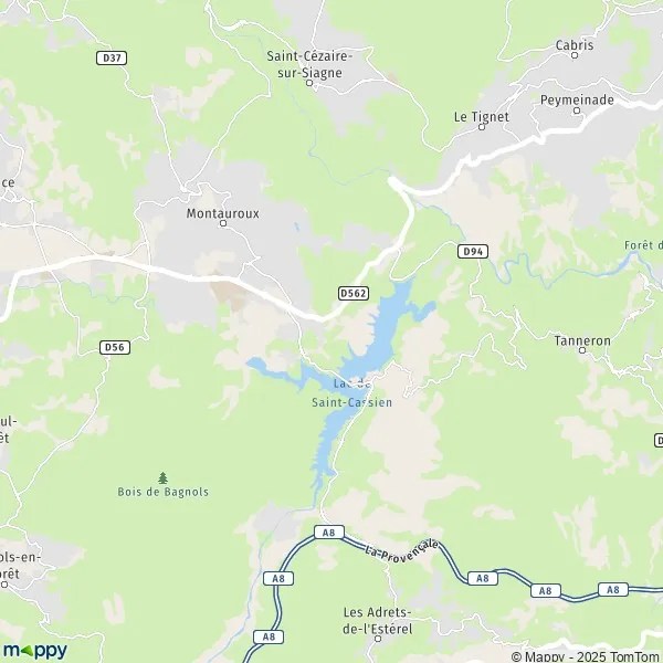 Pain Points À Montauroux Carte Plan montauroux carte de montauroux (83440) et infos pratiques