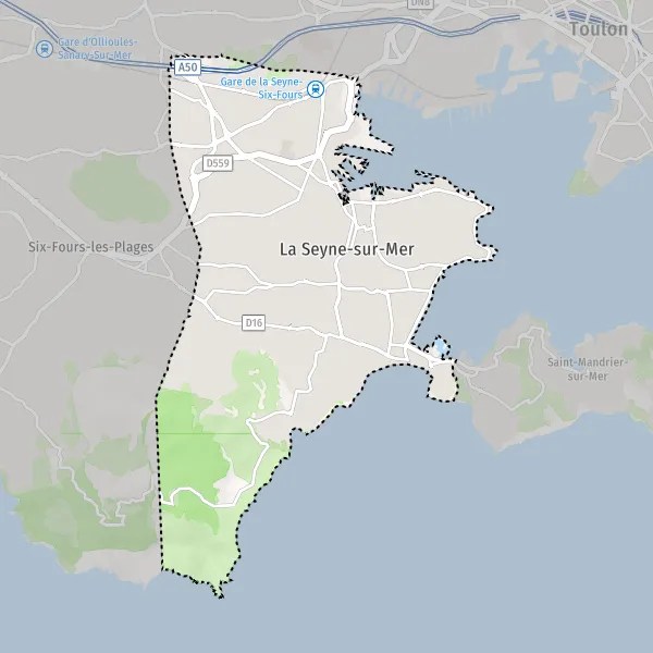 Plan La SeynesurMer carte de La SeynesurMer (83500) et infos