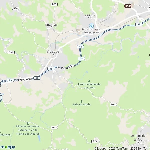 Les Points Clés De "Carte De Vidauban" Plan vidauban carte de vidauban (83550) et infos pratiques