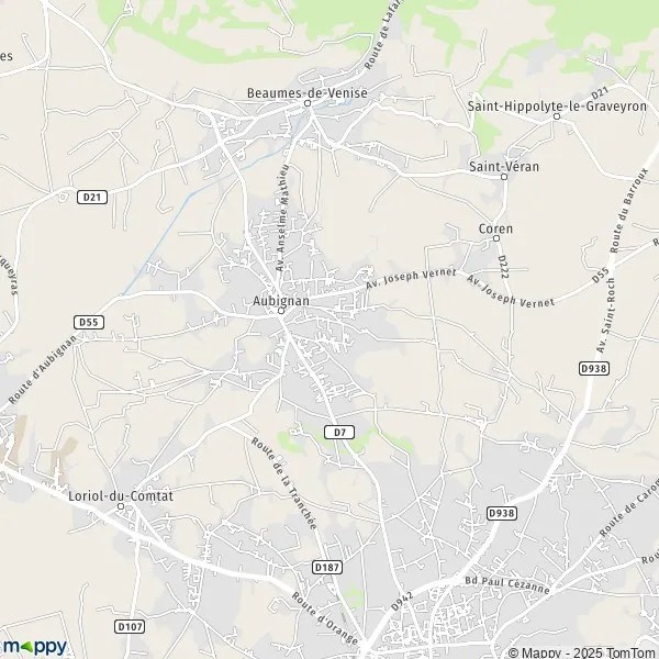 Les Défis De Visite D'aubignan Plan aubignan carte de aubignan (84810) et infos pratiques