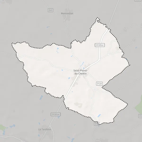 Plan SaintPierreduChemin carte de SaintPierreduChemin (85120