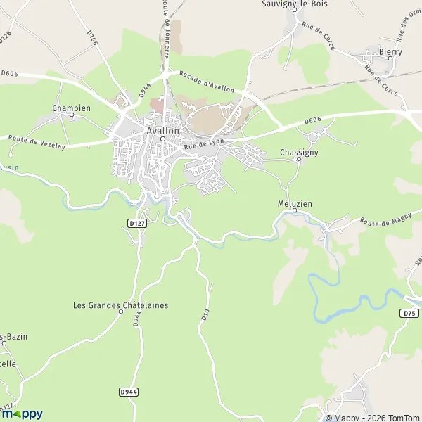 Les Défis De Plan Avallon Plan avallon carte de avallon (89200) et infos pratiques