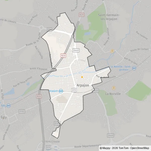 Carte Arpajon Plan arpajon carte de arpajon (91290) et infos pratiques