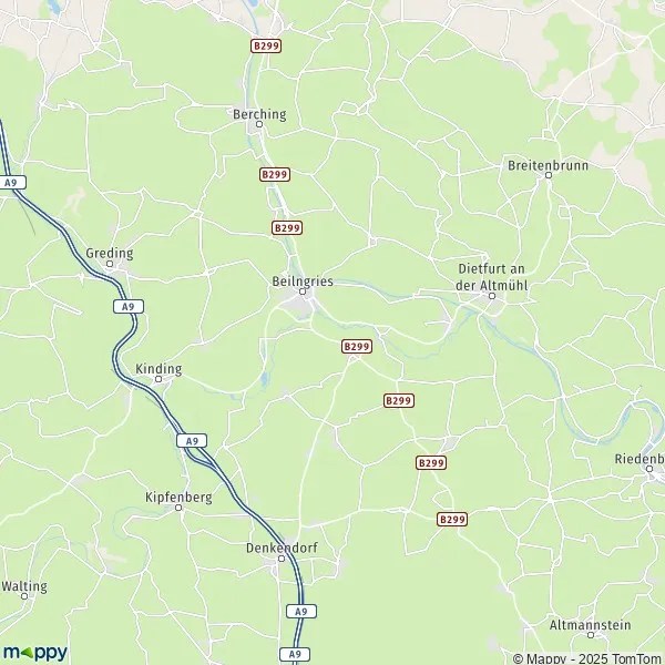 Karte Beilngries Plan Beilngries carte de Beilngries (92339) et infos pratiques