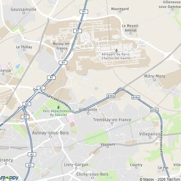 Plan de TremblayenFrance Voyages Cartes