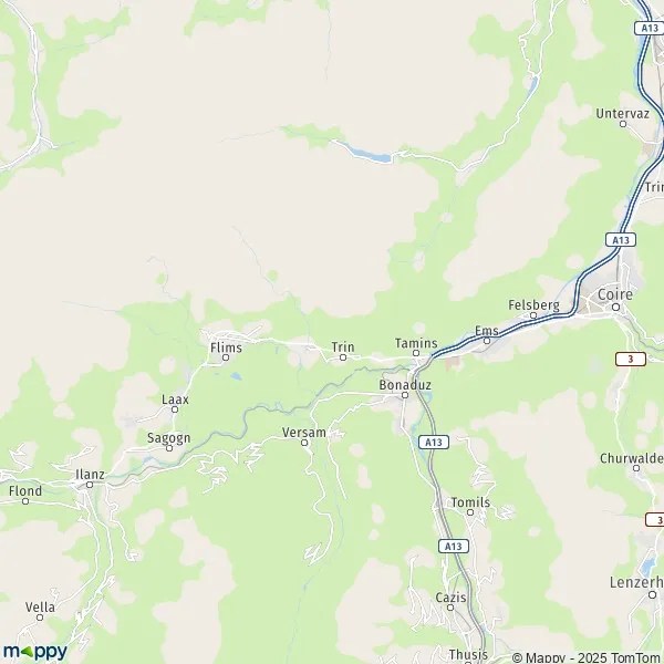 Carte Imboden plan de Imboden et infos pratiques Mappy