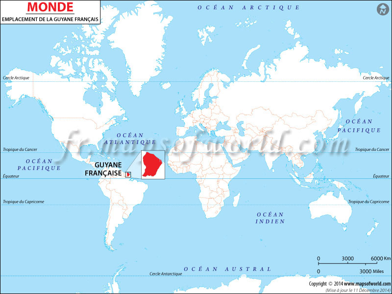 Carte De La Guyane Dans Le Monde Archives des Guyane carte du monde Arts et Voyages