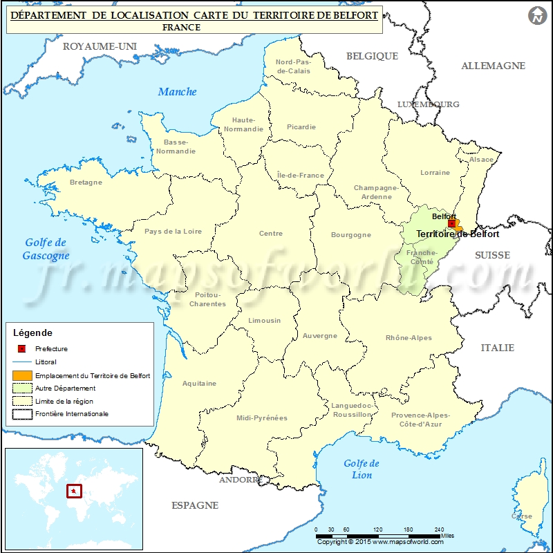 Les Défis De Voyager À Belfort Belfort carte • Voyages Cartes