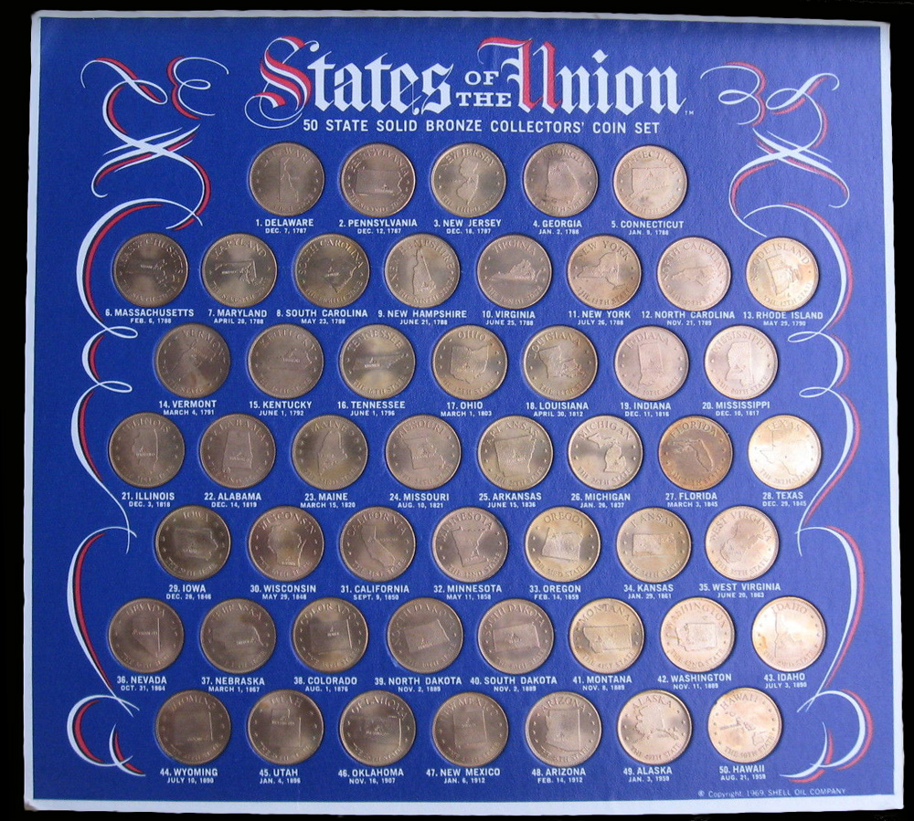 Token Shell’s States of the Union Coin Game, Version 1