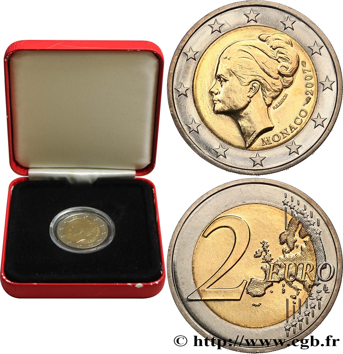 2 euros Grace Kelly Monaco Numista