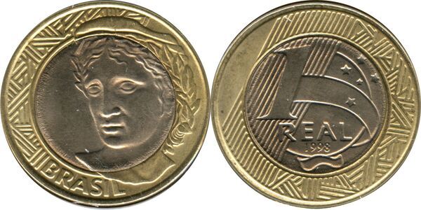 1 real Brésil Numista