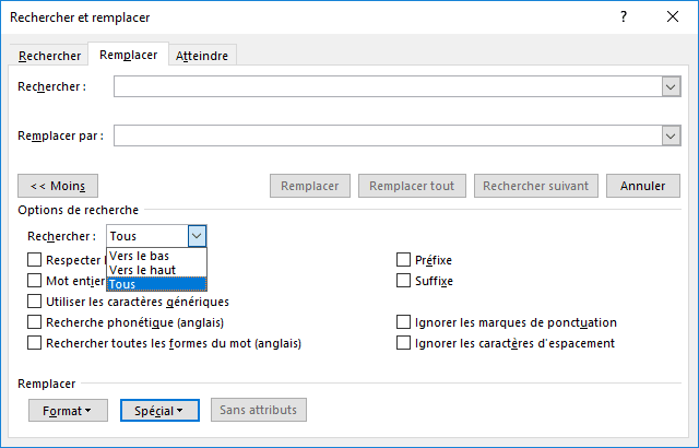 Changer Un Mot Dans Tout Le Texte Word Texte Préféré
