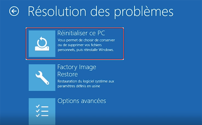 Comment actualiser, réinitialiser ou restaurer votre PC Windows.