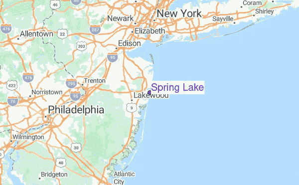 Map Of Spring Lake Nj Spring Lake Prévisions de Surf et Surf Report (New Jersey, USA)