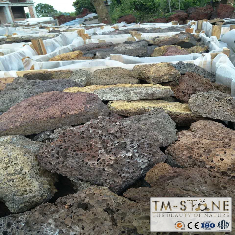 TMWL002 Natural Lava Stone Wall,Cement/Loose Stone Veneers