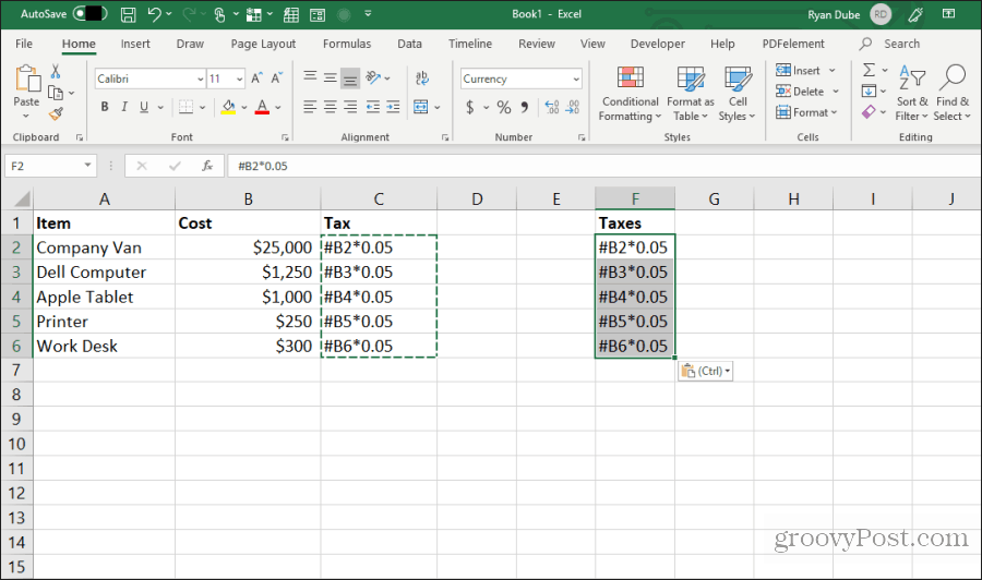 15 astuces de copiercoller pour Microsoft Excel
