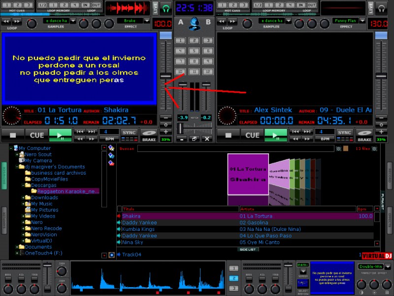 VirtualDJ ayuda con karaoke