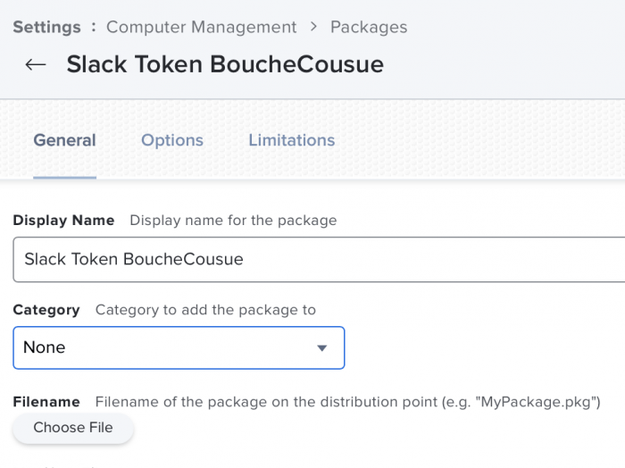 Deploying the Slack token on macOS with JAMF WikiTwist
