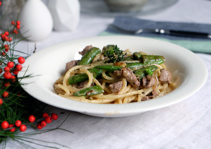 Sonntagsgericht Schnelle Spaghettipfanne