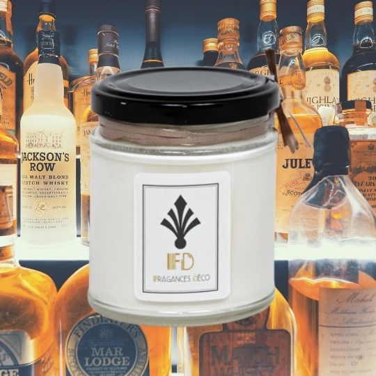 Bougie parfumée au Whisky