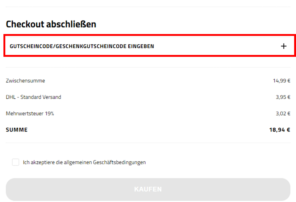 Voucher codes in the KOSMOS online shop AskKosmos