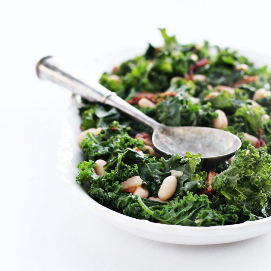 Sautéed Kale & White Beans Fraiche Nutrition