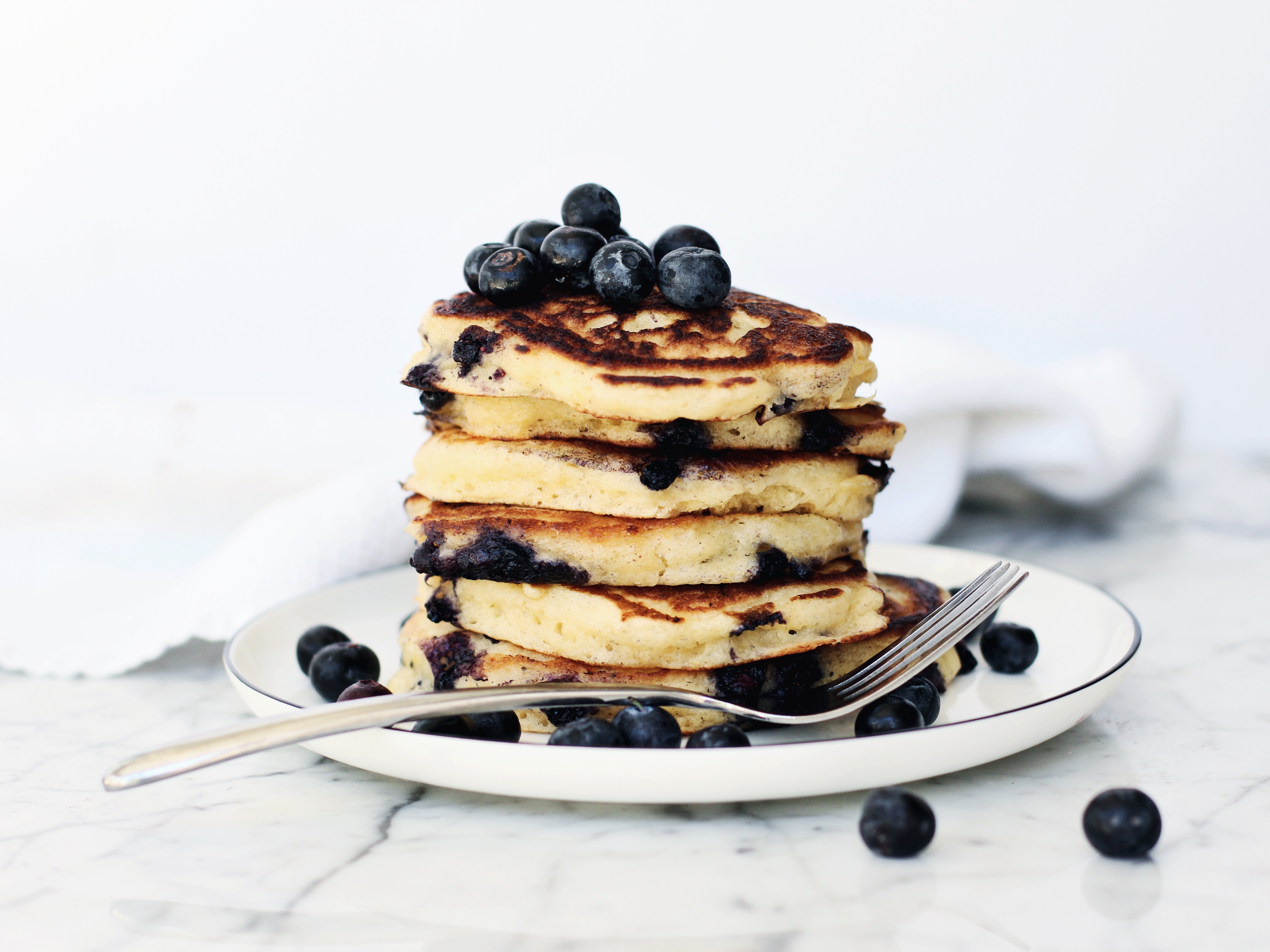 Lemon Blueberry Buttermilk Pancakes Fraiche Nutrition