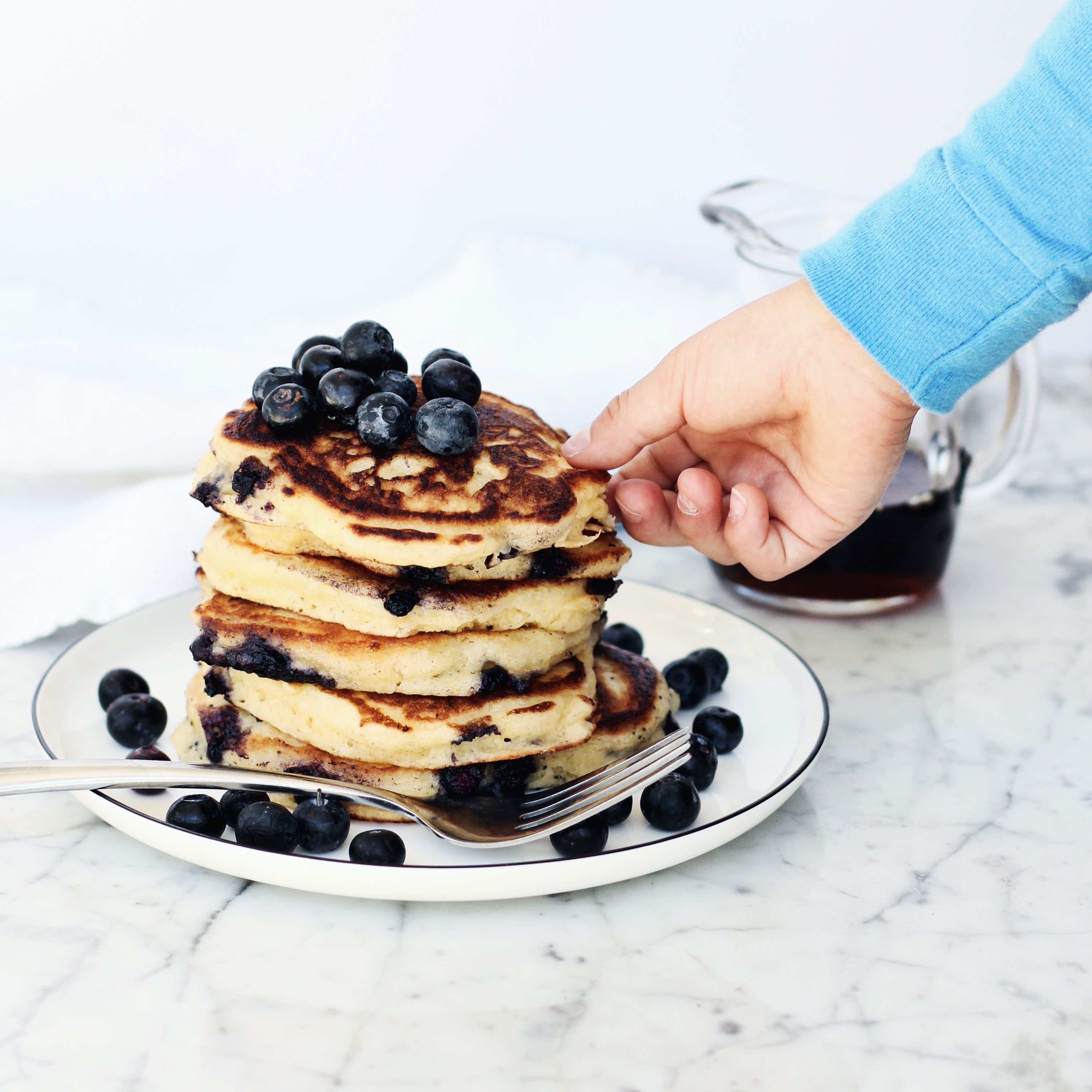 Lemon Blueberry Buttermilk Pancakes Fraiche Nutrition