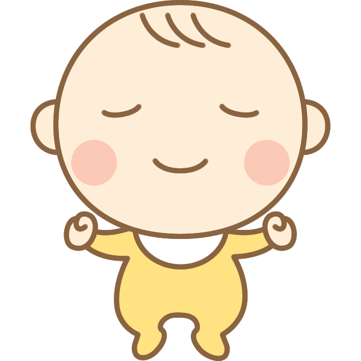 赤ん坊」イラスト無料 寝ているかわいい赤ちゃん（赤ん坊）のイラスト | 無料フリーイラスト素材集【Frame Illust】