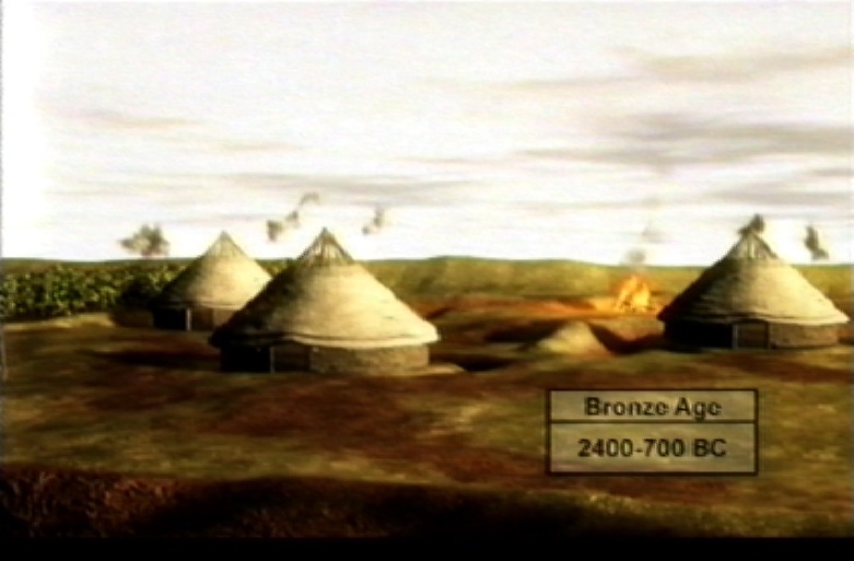 Bronze Age settlement animation Archaeology at Heathrow Terminal 5