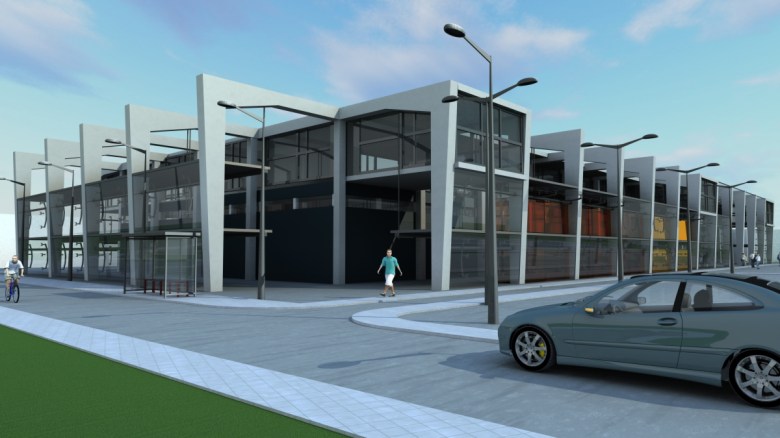 CCS Konzept Outle(ss)t Center Sangerhausen Umnutzung Entwurf