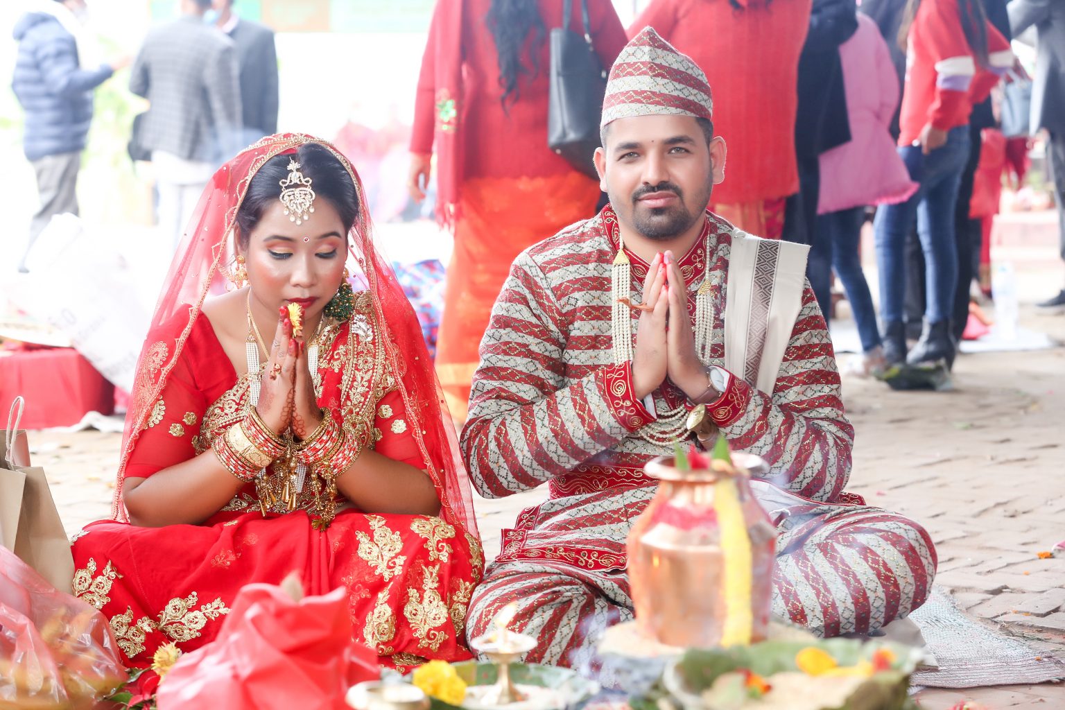 Purushottam Weds Deepti Shikha, Images of Nepali Wedding, Nepali