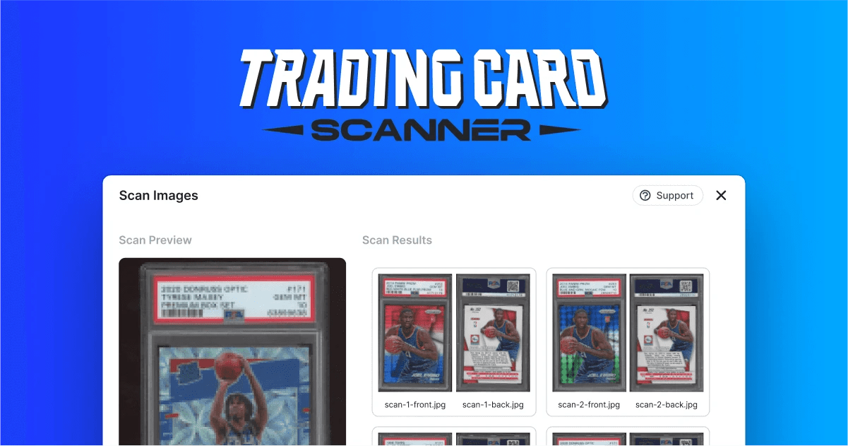 Trading Card Scanner