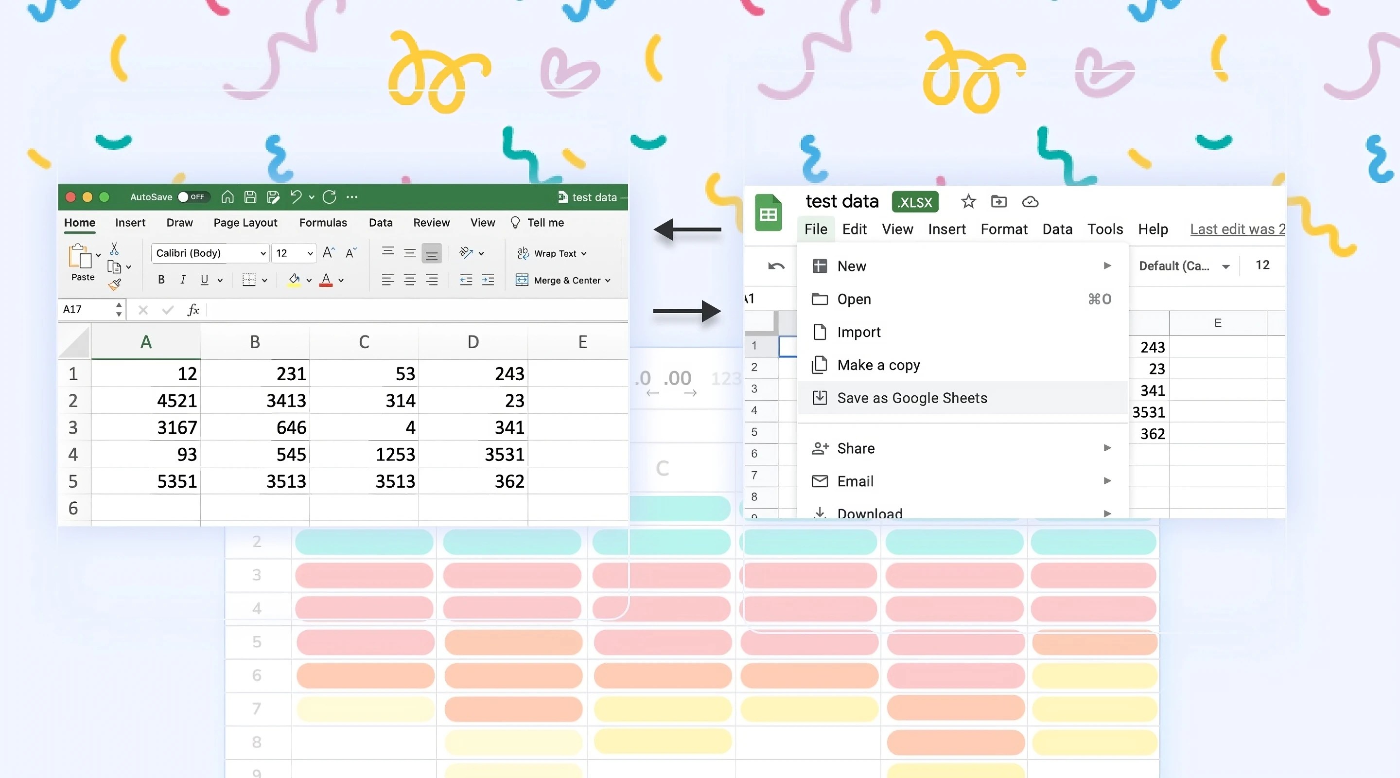 How to convert Excel spreadsheets to Google Sheets Airboxr