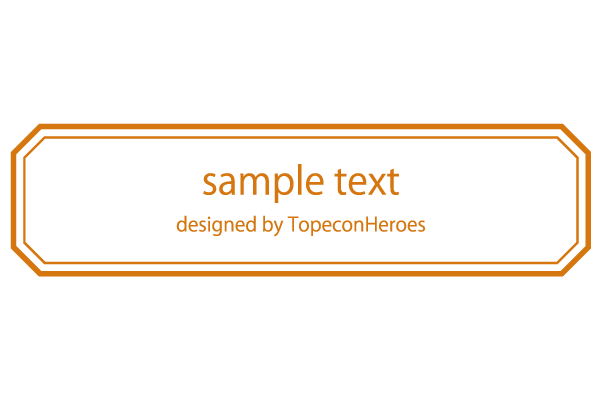 1 横長 – デザイン枠専門サイトFrame Design