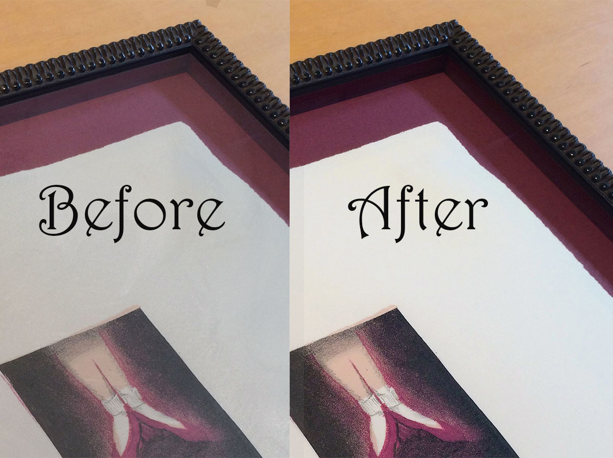 Cleaning Dull, Cloudy Or Foggy Glass JSG Exquisite Custom Framing