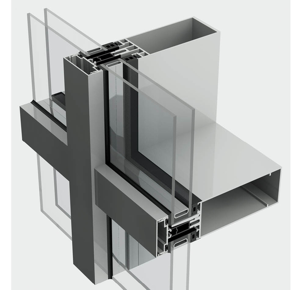 Frames Direct Curtain Wall Pressure Plate & Cap Structural Glazed