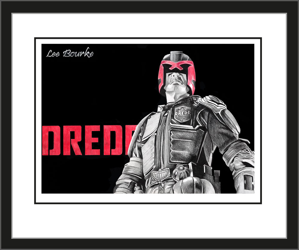 Lee Bourke Judge Dredd Frame UK Staffordshire