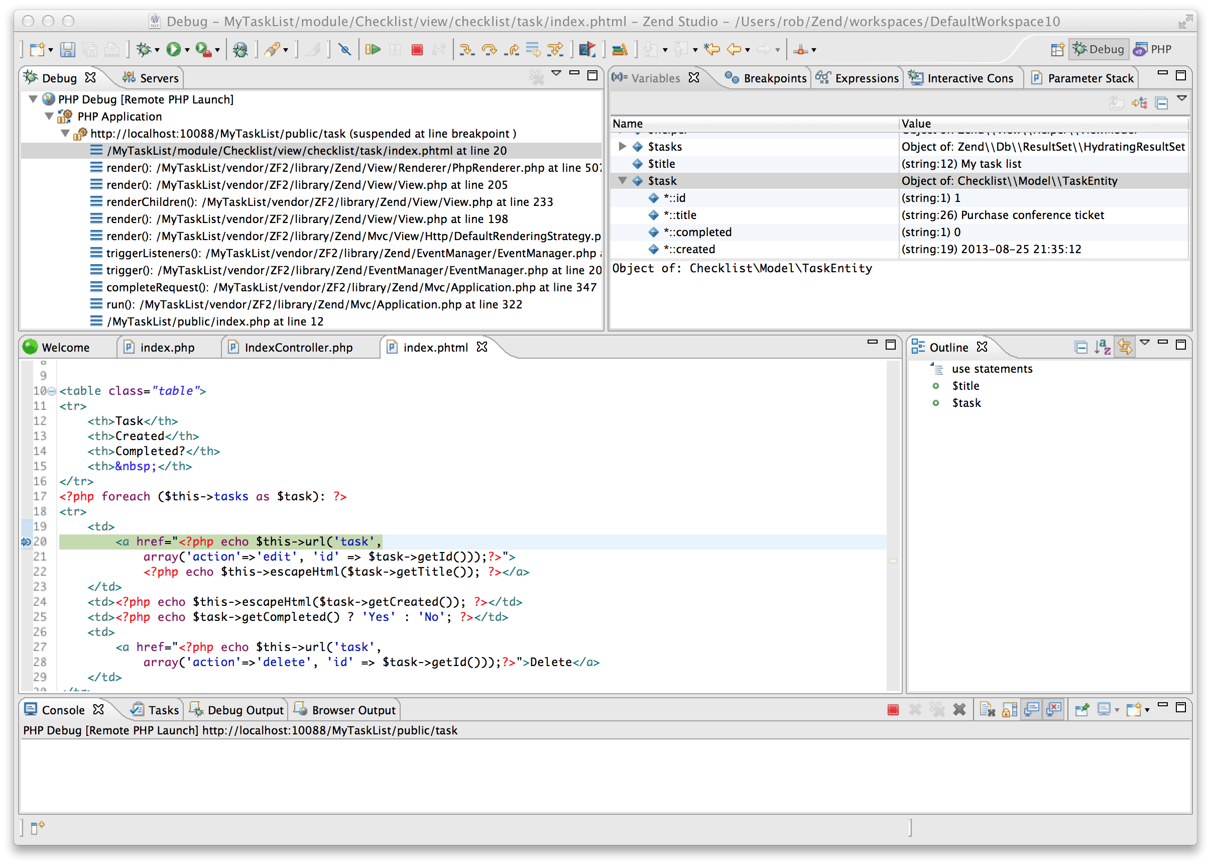 Manual Documentation Zend Framework