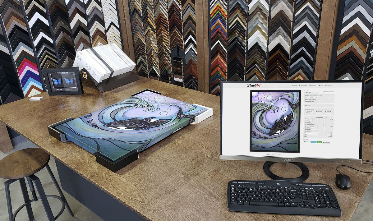 SimulArt Picture Framing Software