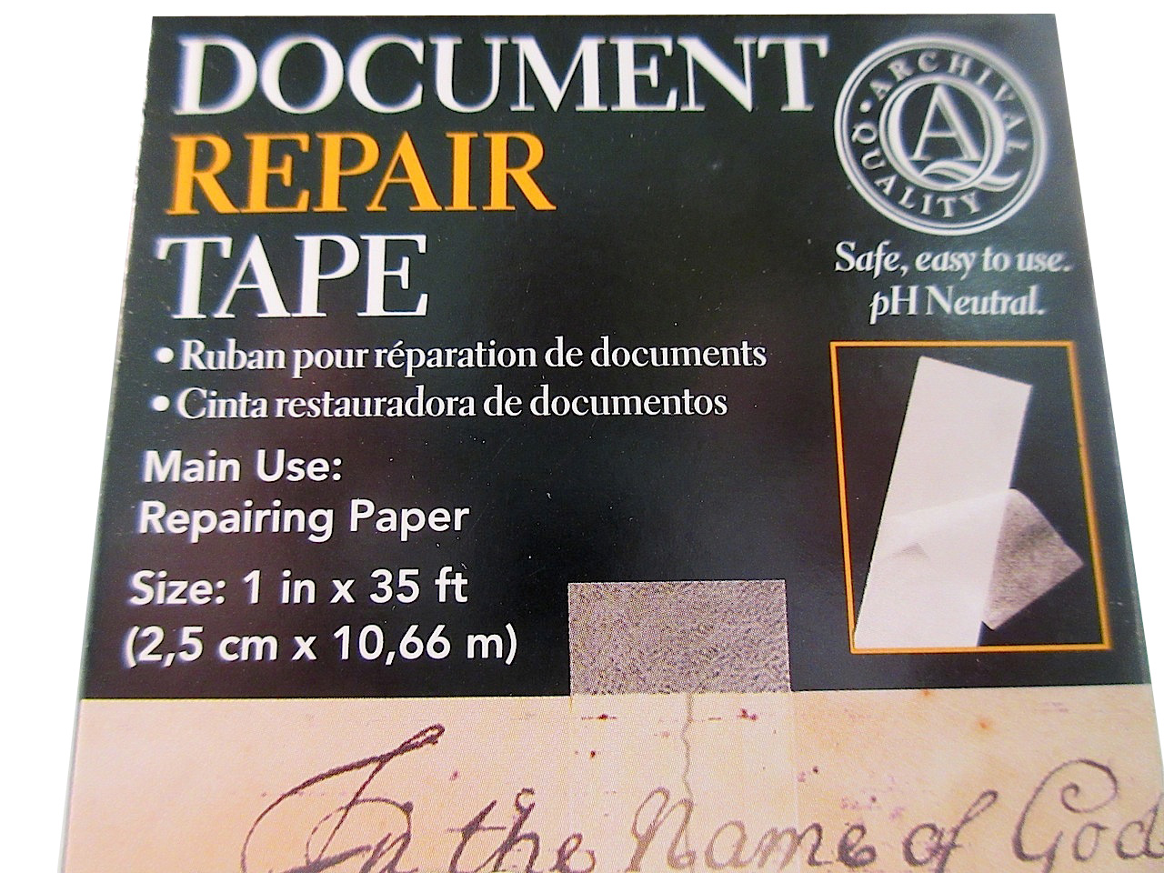 LineCo Document Repair Tape Framing 4 Yourself