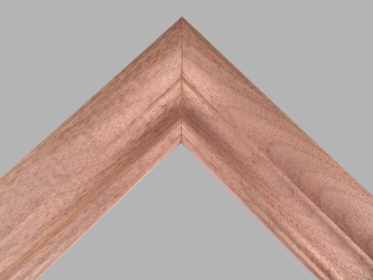 Unfinished Walnut Slope & Channel Picture Frame Moulding Framing 4