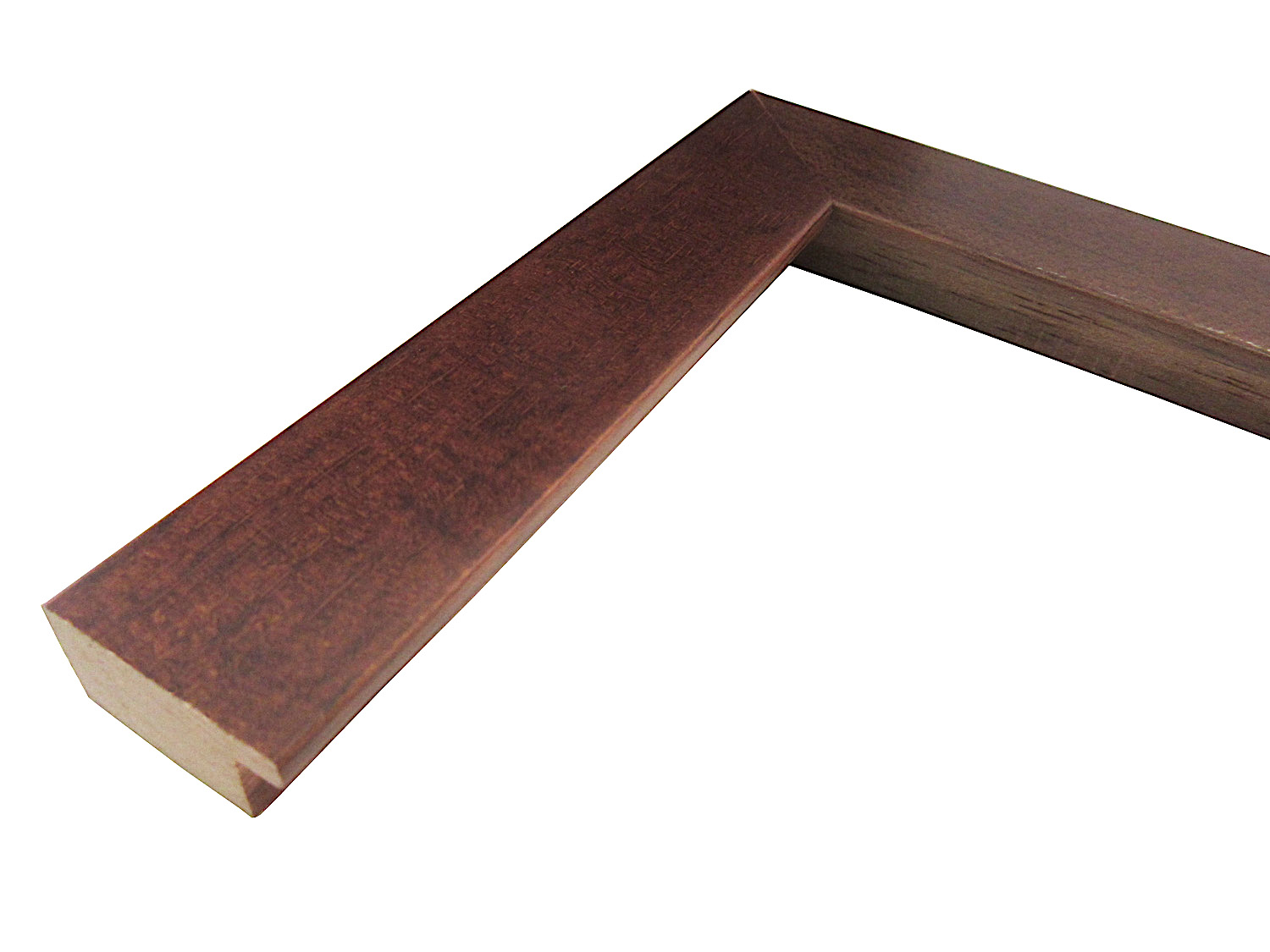 11/8 inch Wide Walnut Stain Picture Frame Moulding in Lengths 2908M