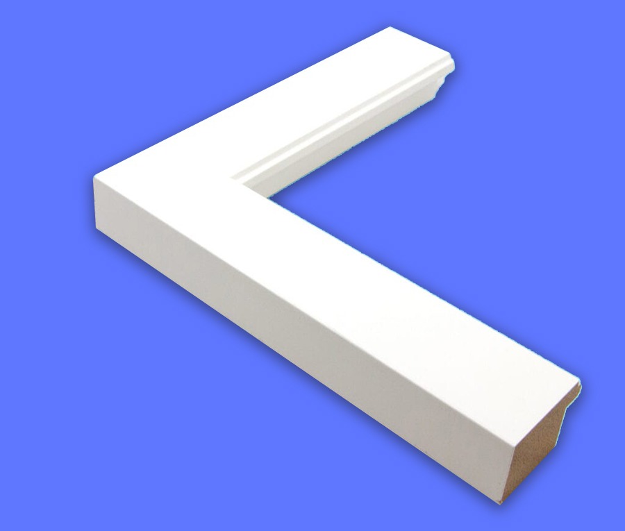 11/4 inch Wide White Picture Frame Moulding in 99 Ft Wholesale Bundle WHT10M Framing 4